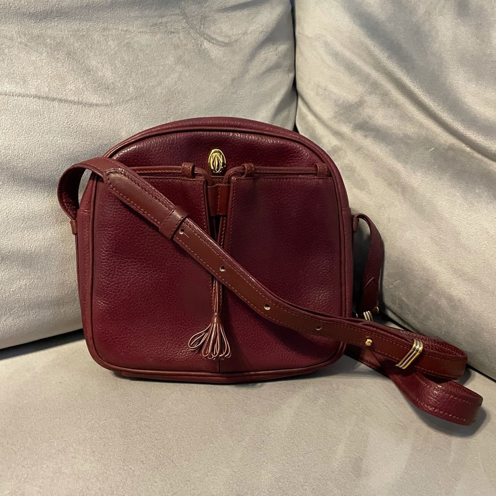 CARTIER - Burgundy Crossbody